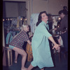 Carmen Alvarez [right] and unidentified other backstage during the stage production Lil' Abner