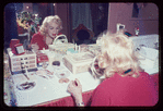 Edie Adams backstage during the stage production Lil' Abner
