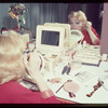Edie Adams backstage during the stage production Lil' Abner