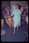 Carmen Alvarez [right] and unidentified other backstage during the stage production Lil' Abner