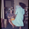 Carmen Alvarez [right] and unidentified other backstage during the stage production Lil' Abner