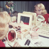 Edie Adams backstage during the stage production Lil' Abner