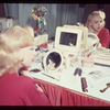Edie Adams backstage during the stage production Lil' Abner
