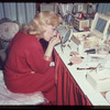 Edie Adams backstage during the stage production Lil' Abner