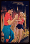 Peter Palmer and Edie Adams in the stage production Lil' Abner