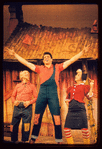 Joe E. Marks, Peter Palmer and Billie Hayes in the stage production Lil' Abner