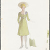 Costume design and color palette for character Norma Hubley in the stage production Plaza Suite
