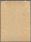 Painted design sketch for character John Adams in the stage production 1776