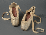 Toe shoes for Tanaquil Le Clercq