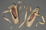 Toe shoes for Tanaquil Le Clercq