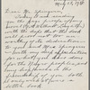 Letter from Langston Hughes to Joel Spingarn