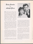 Cover of souvenir program for the stage production Bells are Ringing with inset photograph of Judy Holliday