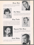 Cover of souvenir program for the stage production Bells are Ringing with inset photograph of Judy Holliday
