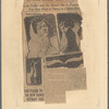 Clipping of Loie Fuller published in The Boston Traveler showing her hand gestures