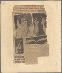 Clipping of Loie Fuller published in The Boston Traveler showing her hand gestures