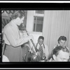 Artie Shaw performing with ensemble
