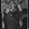 Artie Shaw performing on clarinet
