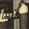 Leonard with unidentified trombonist