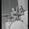 Purtill performing on drums
