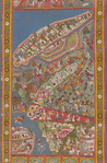 Genealogical scroll of the rulers of Mewar