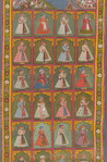 Genealogical scroll of the rulers of Mewar