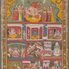 Genealogical scroll of the rulers of Mewar