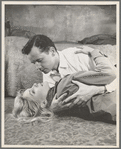 Donald Madden and Susan Oliver in the stage production Look Back in Anger
