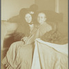 Loie Fuller and mother sitting on sofa