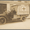 Gabrielle Bloch driving an ambulance