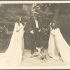 Loie Fuller with a dance student and Prince Troubetzkoy