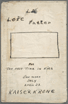 Loie Fuller program for The First Time in Kiel concert