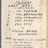 Loie Fuller program for The First Time in Kiel concert