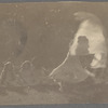 Loie Fuller and students performing outdoors