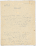 Letter written on Loie Fuller Enterprises letterhead