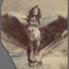 Loie Fuller in Butterfly Dance with her signature 