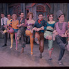 Gower Champion [left], Pierre Olaf [right] and unidentified others in the stage production Carnival