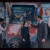 Anna Maria Alberghetti [center], Gower Champion [right] and unidentified other in the stage production Carnival