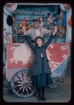 Anna Maria Alberghetti and unidentified other in the stage production Carnival