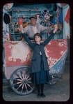 Anna Maria Alberghetti and unidentified other in the stage production Carnival
