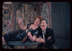 Kaye Ballard and Henry Lascoe in the stage production Carnival