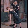 Kaye Ballard and Henry Lascoe in the stage production Carnival