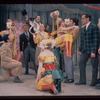 Henry Lascoe, Paul Sydell [center] and unidentified others in the stage production Carnival