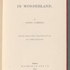Alice's adventures in Wonderland