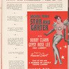 Advertisement page in a souvenir program for the stage production Star and Garter