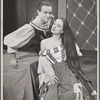 Alfred Drake and Patricia Morison in the stage production Kiss Me Kate