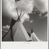 Indian tepees. Molalla Buckeroo. Molalla, Oregon