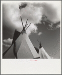 Indian tepees. Molalla Buckeroo. Molalla, Oregon
