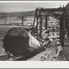 Logs coming up conveyor into mill. Longview, Washington