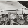 Washing logs before sawing. Longview, Washington