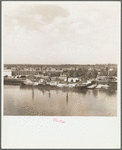 Loading lumber. Willamette River. Portland, Oregon